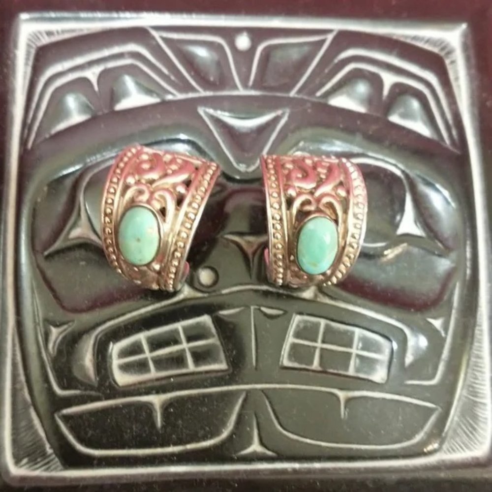 Sterling Silver and Turquoise Earrings